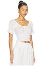 view 2 of 4 The Swoon Top in White