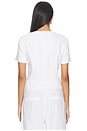 view 3 of 4 LA CAMISETA DE LINO THE MAYFAIR in White
