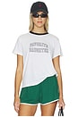 view 1 of 4 CAMISETA CLÁSICA THE COLLEGIATE in Ivory & Black