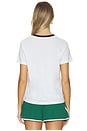 view 3 of 4 CAMISETA CLÁSICA THE COLLEGIATE in Ivory & Black
