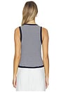 view 3 of 4 DÉBARDEUR THE FOUNDATION in Navy & White Stripe