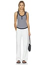 view 4 of 4 DÉBARDEUR THE FOUNDATION in Navy & White Stripe