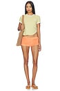 view 4 of 4 CAMISETA RINGER THE CROPPED FAVORITE DAUGHTER in Golden & Off White