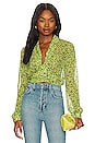 view 1 of 4 Lover Top in Green Multi Floral