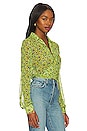 view 2 of 4 Lover Top in Green Multi Floral
