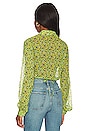 view 3 of 4 Lover Top in Green Multi Floral