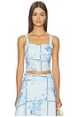view 1 of 4 The There For You Top in Floral Scarf