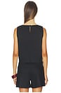 view 3 of 4 The Linen Abby Top in Black