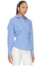 view 2 of 5 CAMISA THE BACK STORY in Blue & White Stripe