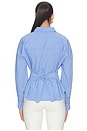 view 3 of 5 CAMISA THE BACK STORY in Blue & White Stripe