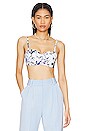 view 1 of 4 SOUTIEN-GORGE THE EX-BOYFRIEND in Blue & White Multi Floral