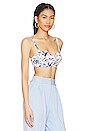view 2 of 4 SOUTIEN-GORGE THE EX-BOYFRIEND in Blue & White Multi Floral
