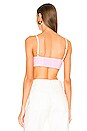 view 3 of 4 Ex Boyfriend Bra Top in Pink Stripe