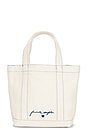 view 1 of 4 The Canvas Minnie Tote Bag in Natural & Royal Blue