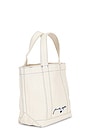 view 4 of 4 The Canvas Minnie Tote Bag in Natural & Royal Blue