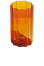 view 1 of 2 Wave Vase in Amber
