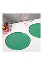 view 3 of 3 CERAMIC DINNER PLATE ディナープレート in Forest Green