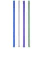 view 1 of 3 4 Pack Opaque Straws in 