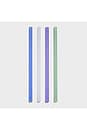 view 2 of 3 4 Pack Opaque Straws in 