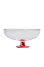 view 1 of 3 Swirl Salad Bowl in Red & Pink