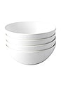 view 1 of 1 The Breakfast Bowls Set of 4 in Speckled White