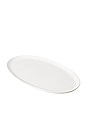 view 1 of 3 The Oval Serving Platter in Speckled White