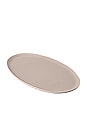 view 1 of 3 The Oval Serving Platter in Desert Taupe
