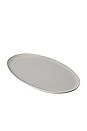 view 1 of 2 The Oval Serving Platter in Dove Grey