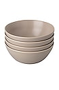 view 1 of 1 The Breakfast Bowls Set of 4 in Desert Taupe
