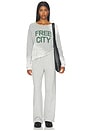 view 5 of 4 Bleachout Sweatshirt in Heather Surplus