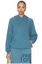 view 1 of 4 Basicgoodness Fluff Hoodie in Belgium Blue