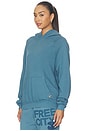 view 2 of 4 Basicgoodness Fluff Hoodie in Belgium Blue