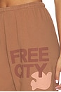 view 8 of 7 PANTALON SWEAT LARGE FREECITY in Grapefruit