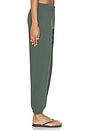 view 4 of 6 PANTALON SWEAT LARGE FREECITY in Surplus Green & Cream