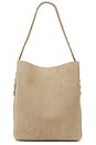 view 1 of 4 Cala Tote in Stucco Suede With Silver Studs
