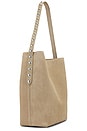 view 3 of 4 Cala Tote in Stucco Suede With Silver Studs