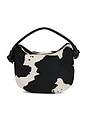 view 2 of 5 Elis Bag in Black & White Cow