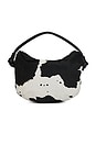 view 3 of 5 Elis Bag in Black & White Cow