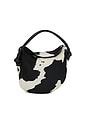 view 4 of 5 Elis Bag in Black & White Cow