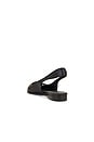 view 3 of 5 Marie Slingback in Black Calf With Mixed Grommets