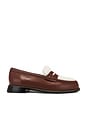 view 1 of 5 LOAFERS ELBA in Cognac Calf With Shearling