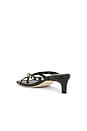 view 3 of 5 Elaine Sandal in Black With Gold Studs