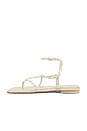 view 5 of 5 Alexia Sandal in Vanilla With Gold Studs
