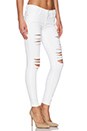 view 2 of 3 Denim Le Colored Ripped in Blanc