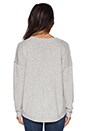 view 3 of 3 Denim Le Boyfriend Sweater in Gris