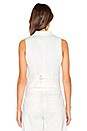 view 3 of 4 Denim Tux Vest in Off White
