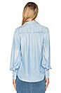 view 3 of 5 Denim Feminine Button Up in Rowan