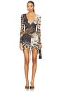view 1 of 3 Anesu Plunge Mini Dress in Multi