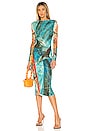 view 1 of 3 Delilah Dress in Ocean Blue