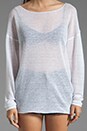view 4 of 5 Boat Neck Sweater in White